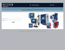 Tablet Screenshot of dist.walchem.com